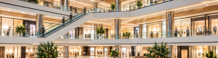 Shopping mall interior in Ho Chi Minh City